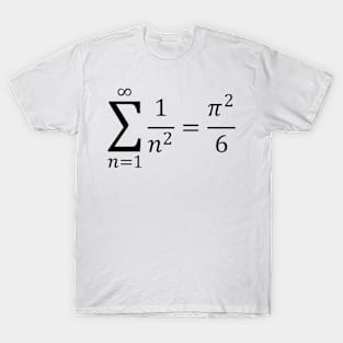 Sum Of Inverse Squared Numbers - Math And Algebra Basics T-Shirt